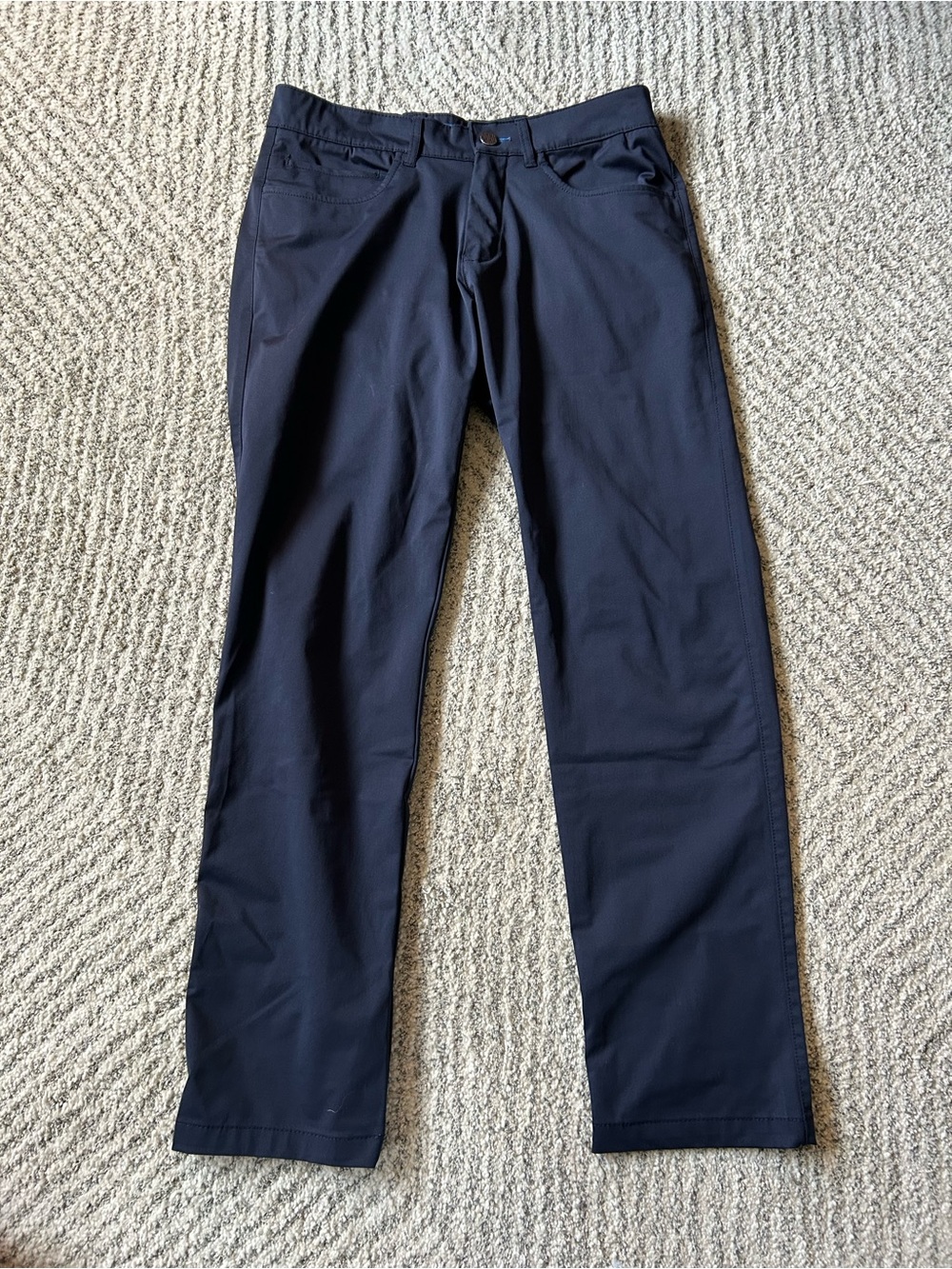 Men's Twillory Straight Fit Navy Pants